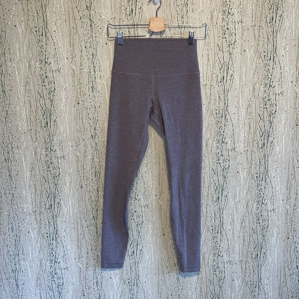 Lululemon Align Pant 28” Heathered Lunar Rock size 6 - Picture 2 of 5